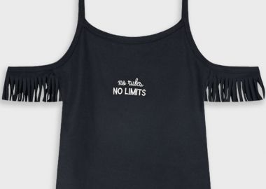 Μπλούζα με τύπωμα για κορίτσι | ΜΑΥΡΟ - Energiers - 